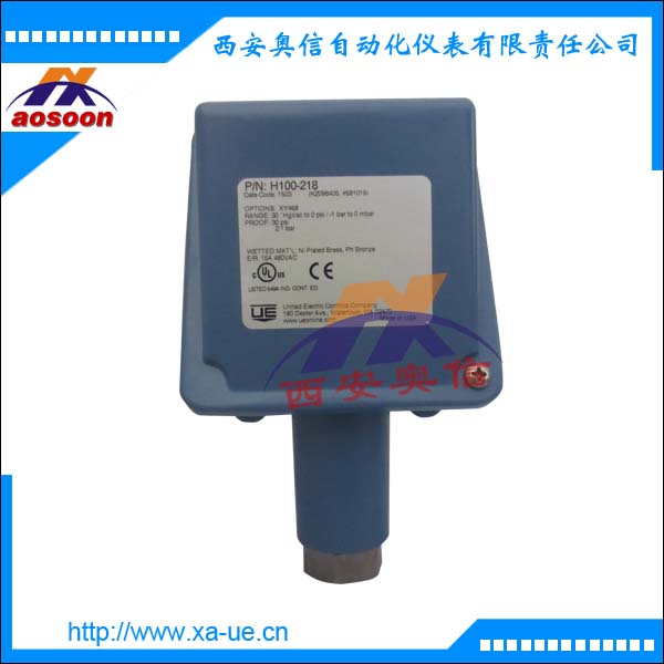 H100-270磷青铜压力开关 美国UE常备 西安奥信 